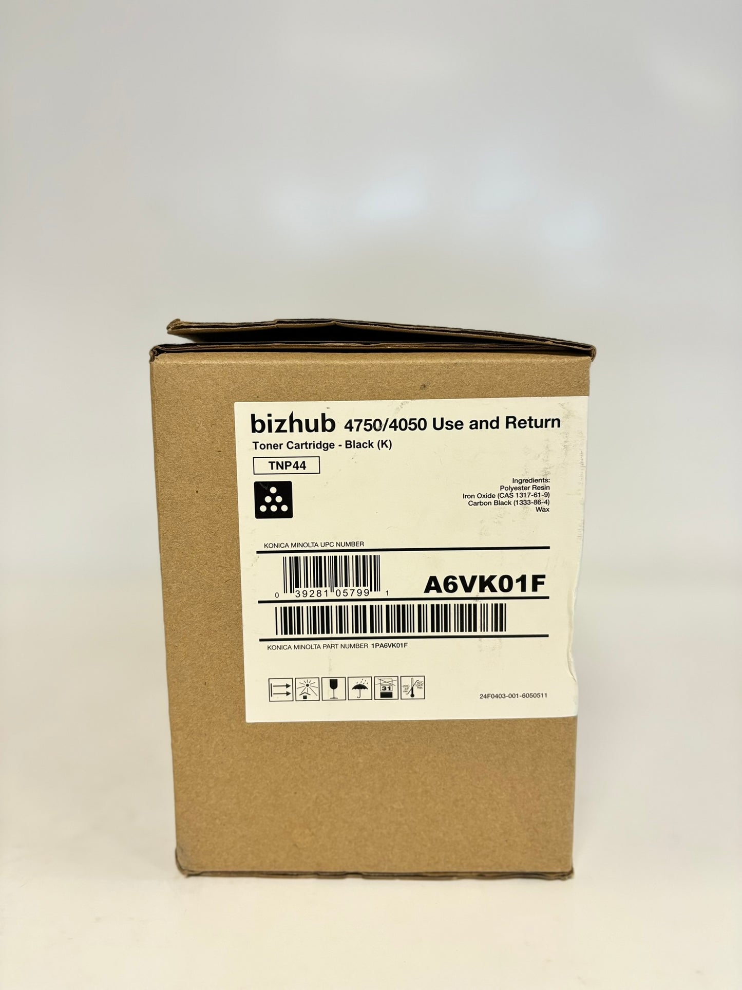 OEM Konica Minolta Bizhub 4750, 4050 TNP44 Black Toner Cartridge A6VK01F
