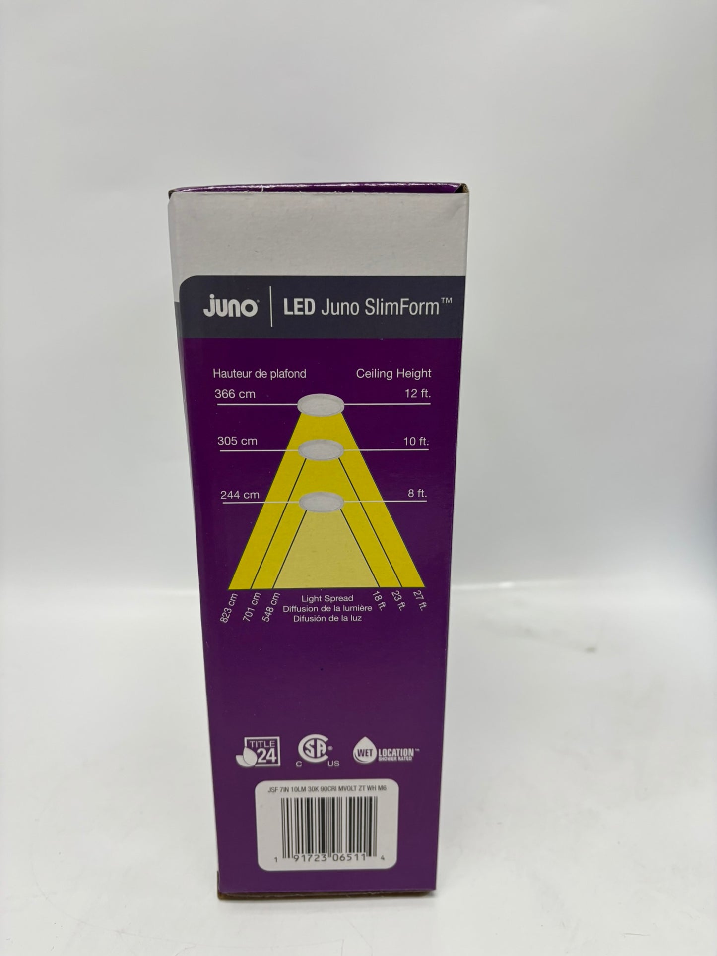 Juno SlimForm™ Round 7″ JSF Downlight (model JSF 7IN 10LM 30K)