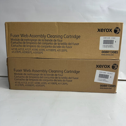 2 Genuine Xerox 4110,4112,4127 Fuser Web Assembly Cleaning Cartridge 008R13085