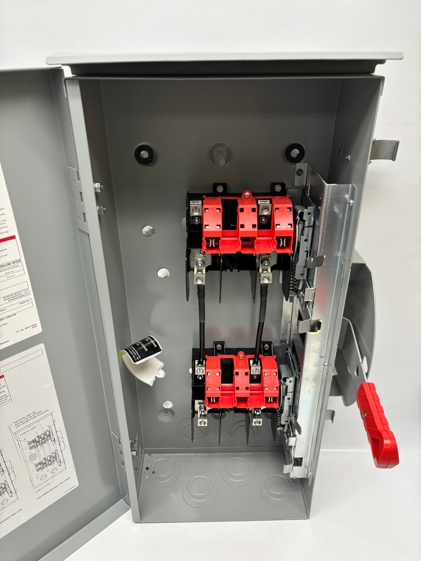 Siemens DTGNF223R Non-Fusible General Duty Double Throw Safety Switch Rainproof 240V 100 AMP Type VB2