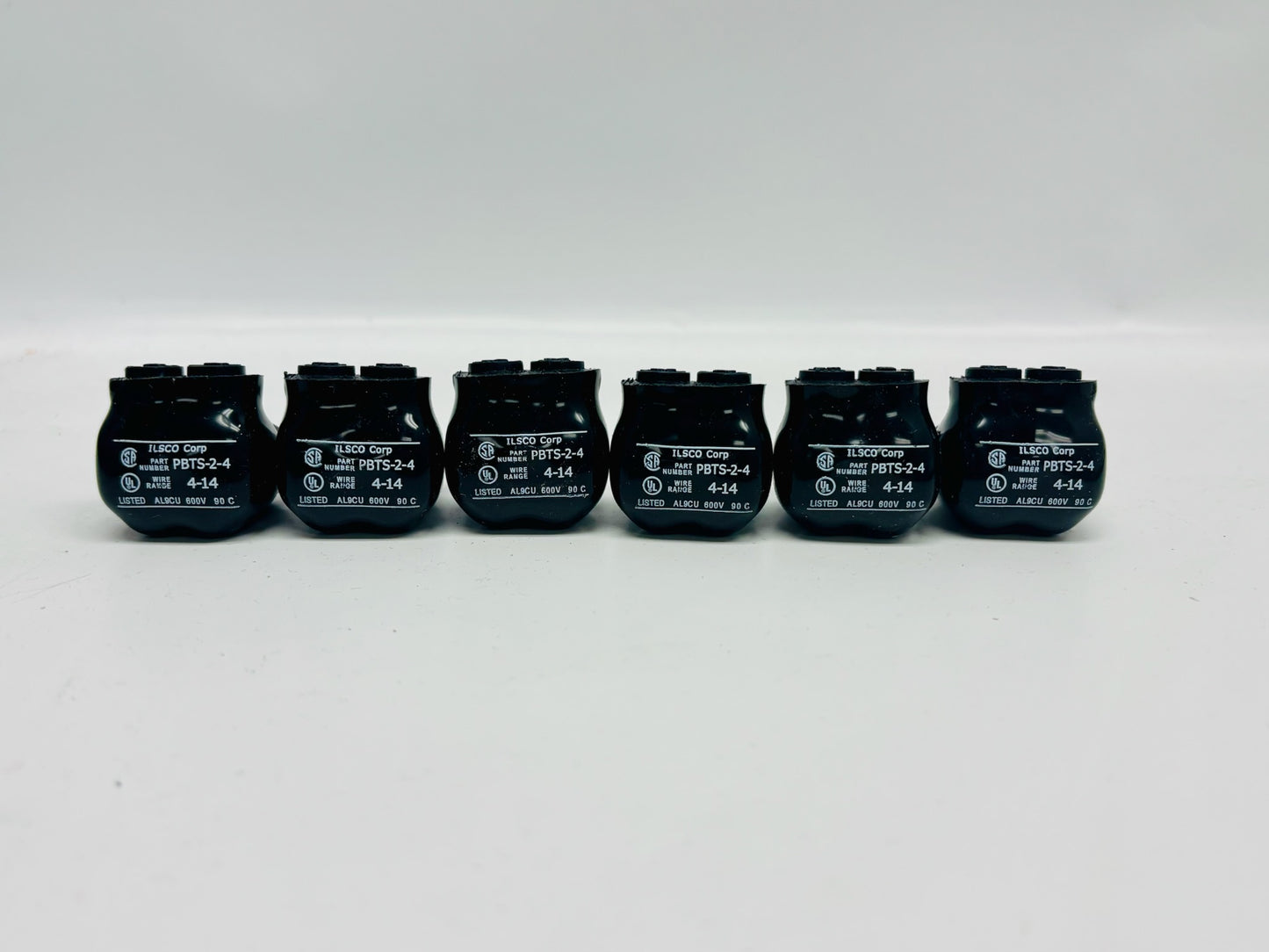 6Pk ILSCO PBTS-2-4 4–14 AWG Insulated Multi-Tap Connector