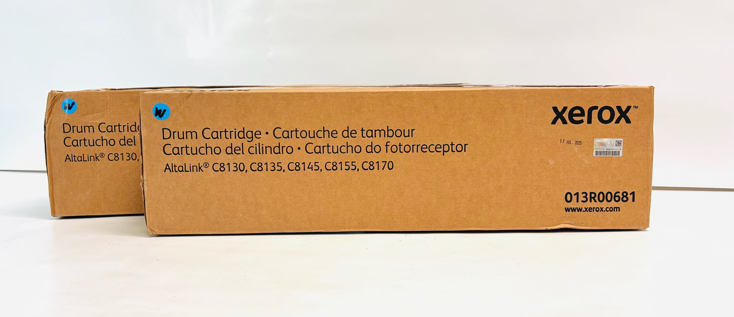 2 Cosmetic Genuine Xerox AltaLink C8130,C8135,C8145,C8155 Drum Cartridge 013R00681