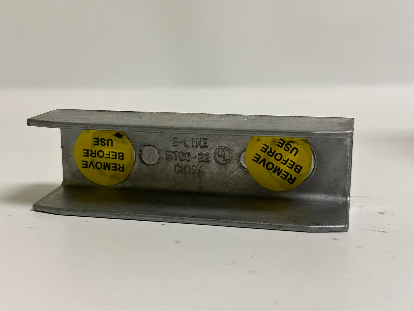 20 PK B-Line B766-22 Straight Strut Joiner for B22/B24 Channel, Cast Aluminum, Zinc Plated