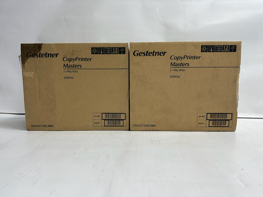 2 New Genuine Gestetner CP-5306,CP-5306L,CP-5308L Master Rolls CPMT22, 89893