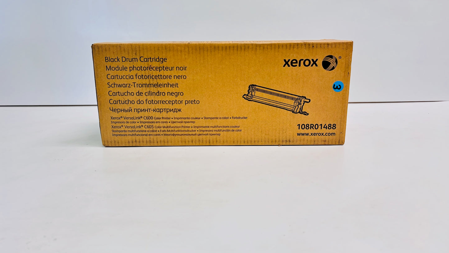 New Cosmetic Genuine Xerox C600, C605 Black Drum Cartridge 108R01488