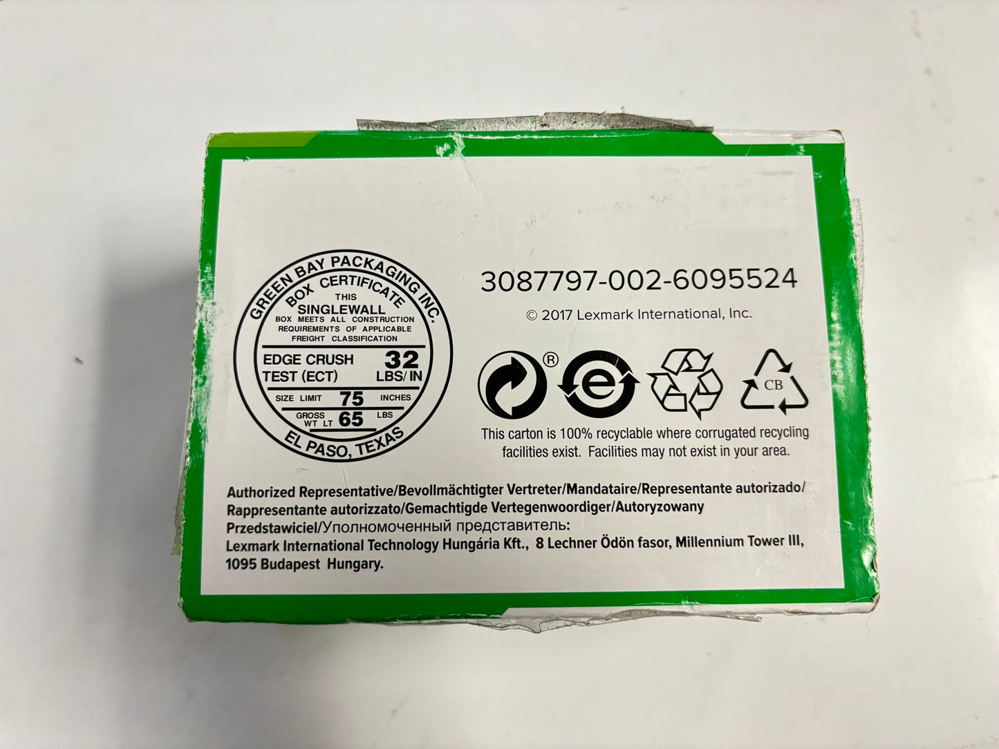 New OEM Lexmark C2240, XC2235 Yellow Toner Cartridge 24B7156 Same Day Shipping
