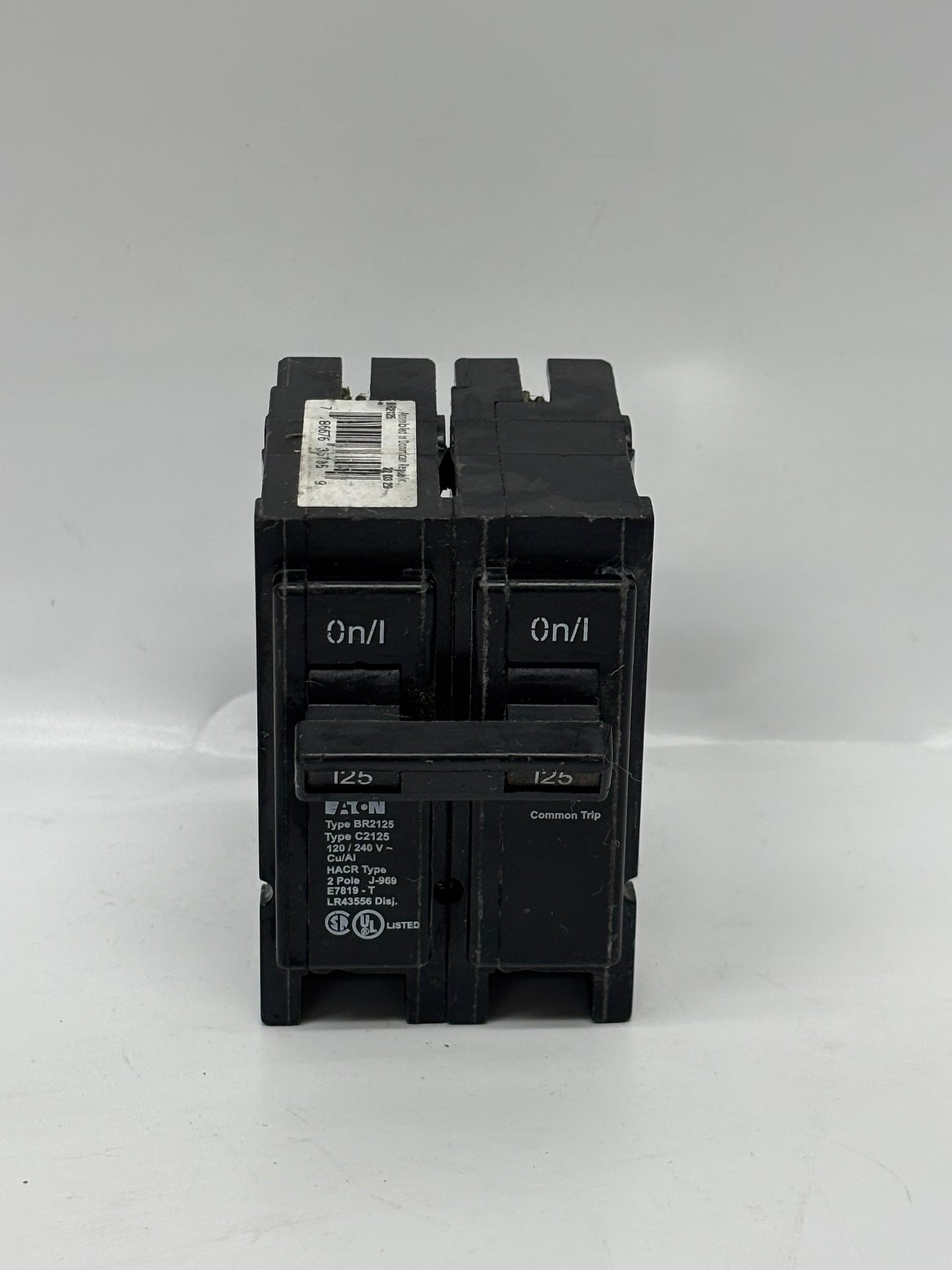 BR2125 - Eaton Plug-In 240V 125A 2 pole circuit breaker 10kA@240V