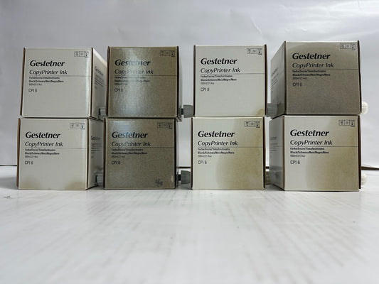 8 New Genuine Gestetner CP 5490, 5490+ Black Printer Inks CPI6 2420306 (893059)