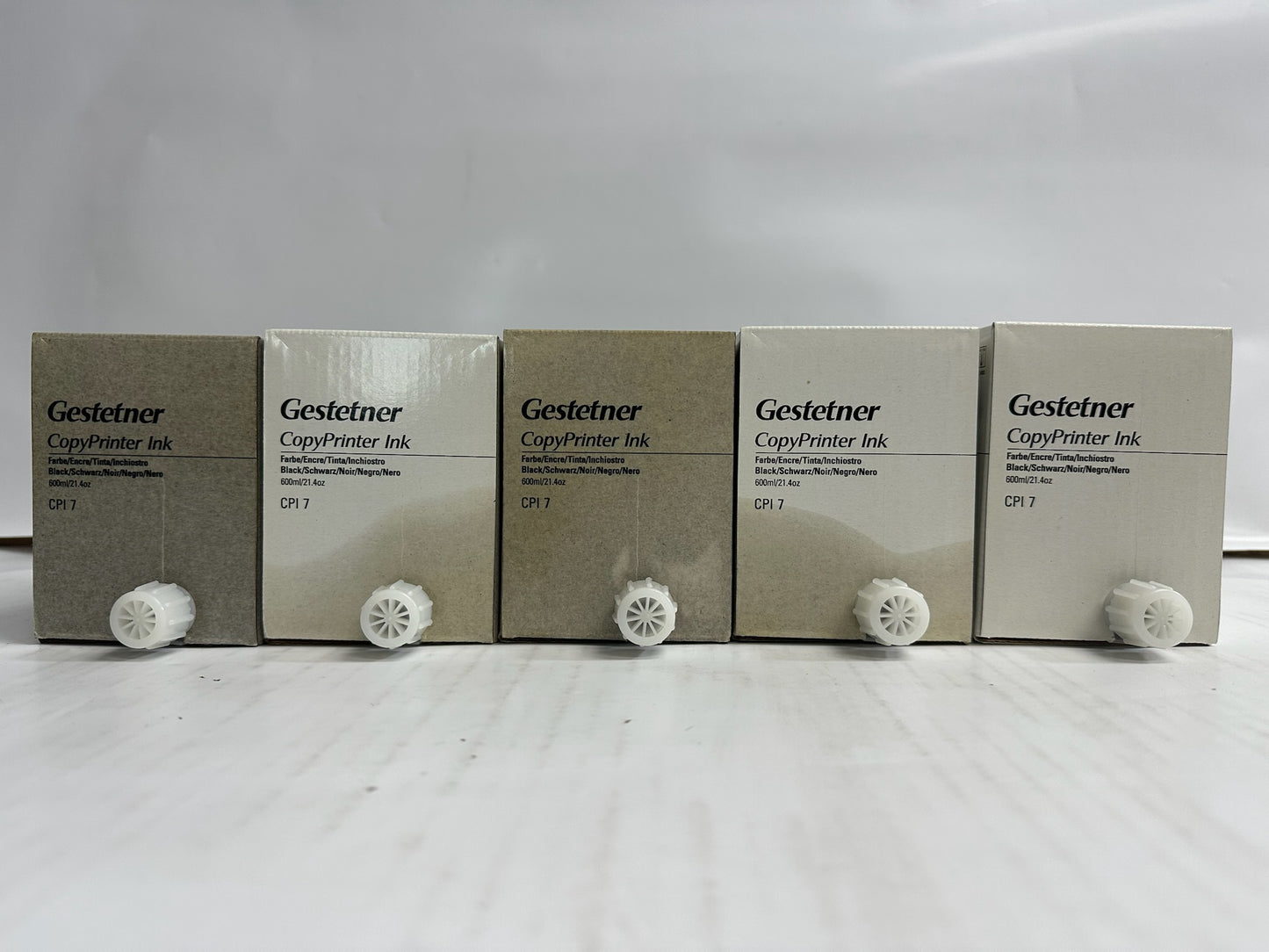 Cosmetic Genuine Gestetner 5308L,CP5308L Black Ink Cartridge CPI7, 84563 (5 inks in total)