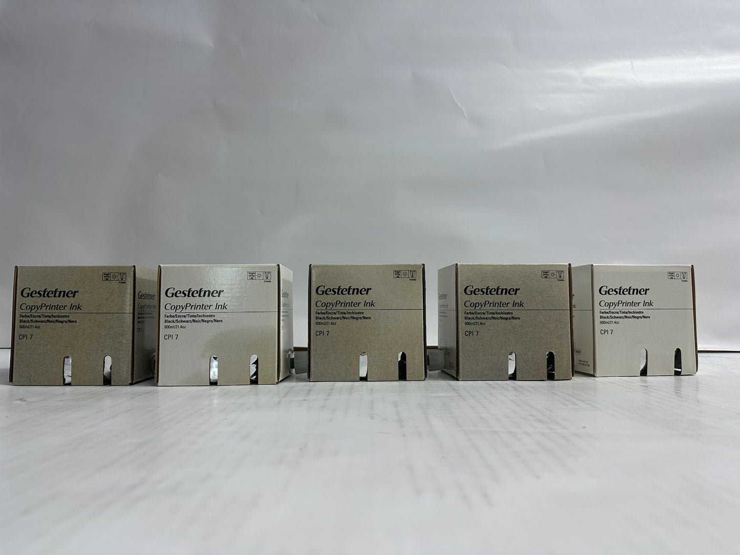 Cosmetic Genuine Gestetner 5308L,CP5308L Black Ink Cartridge CPI7, 84563 (5 inks in total)