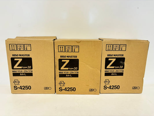 3 OEM Riso Master Risograph EZ 220,SF 5230,SF 5450 RZ200 Paper Master Roll S-4250