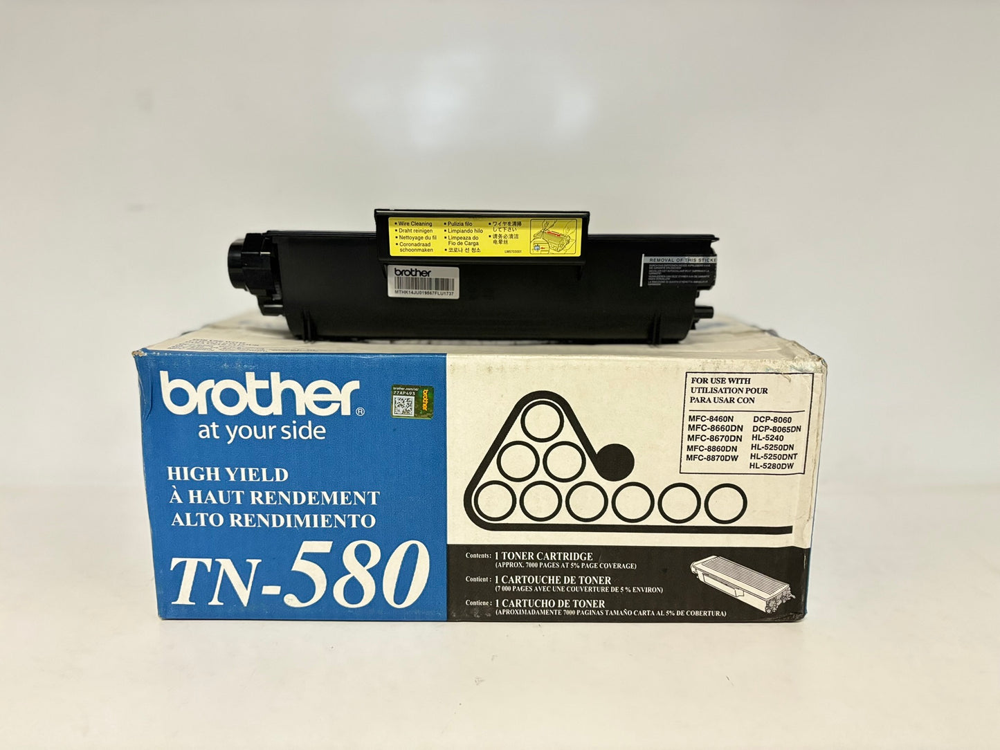 Open OEM Brother DCP-8060,MFC-8660DN,MFC-8870DW High Yield Toner Cart. TN-580