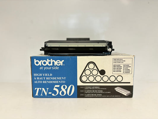 Open OEM Brother DCP-8060,MFC-8660DN,MFC-8870DW High Yield Toner Cart. TN-580