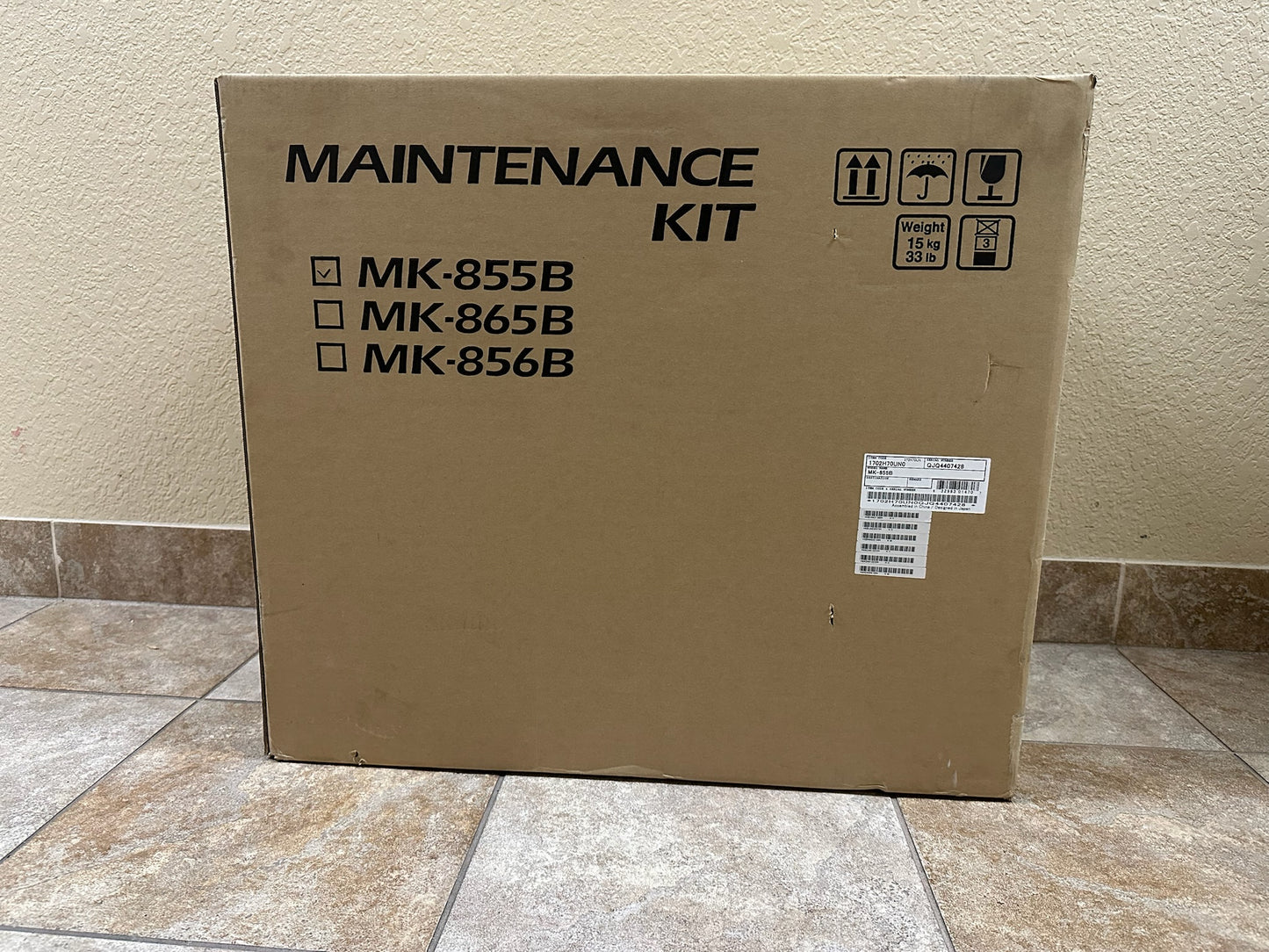 Genuine Kyocera Taskalfa 500ci,400ci Maintenance Kit MK-855B, MK855B, 1702H70UN0