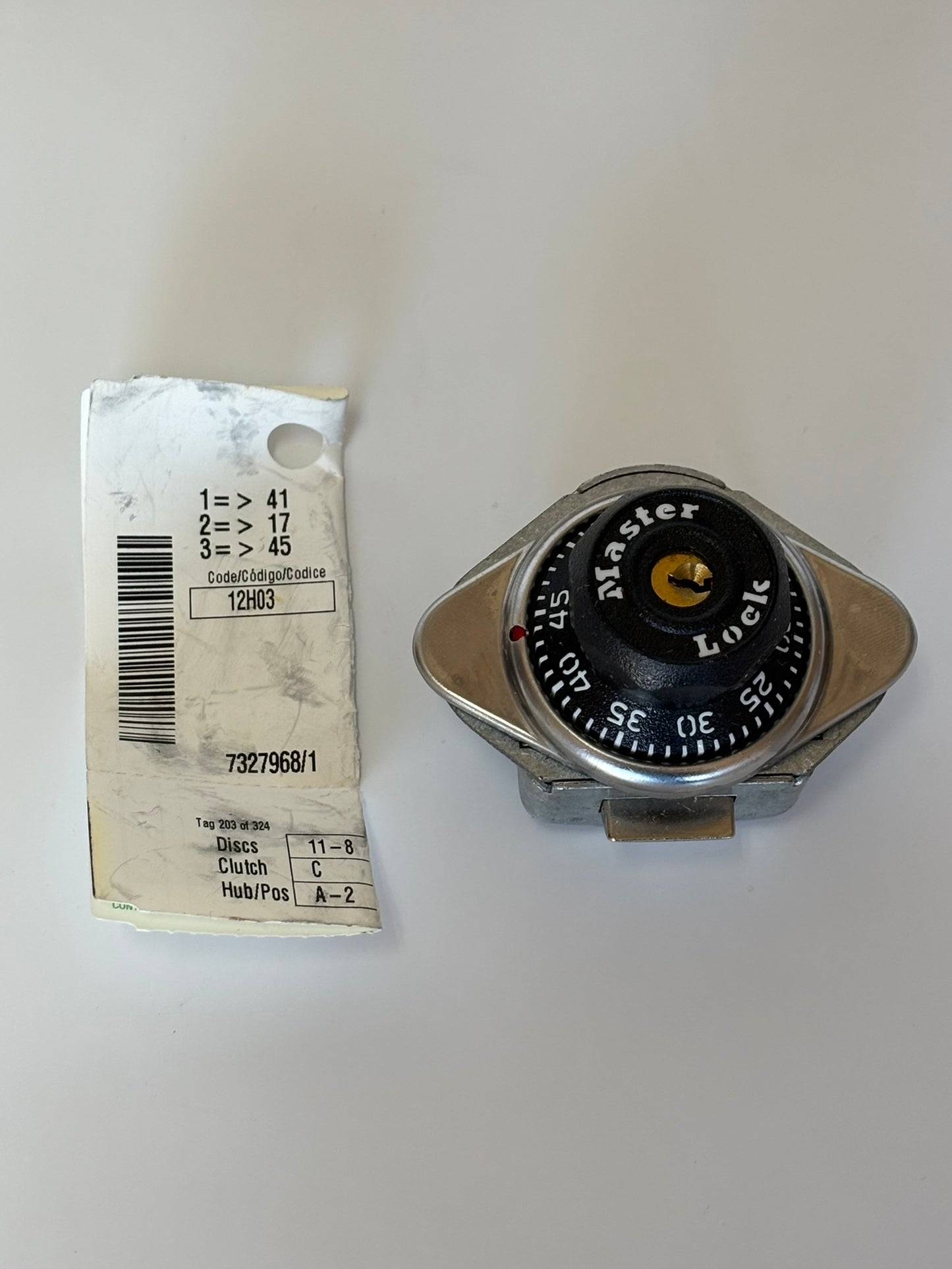 50 PACK MasterLock 1654 Springbolt Octagonal 3-Dial Combination Lock Supervisory Keys not included