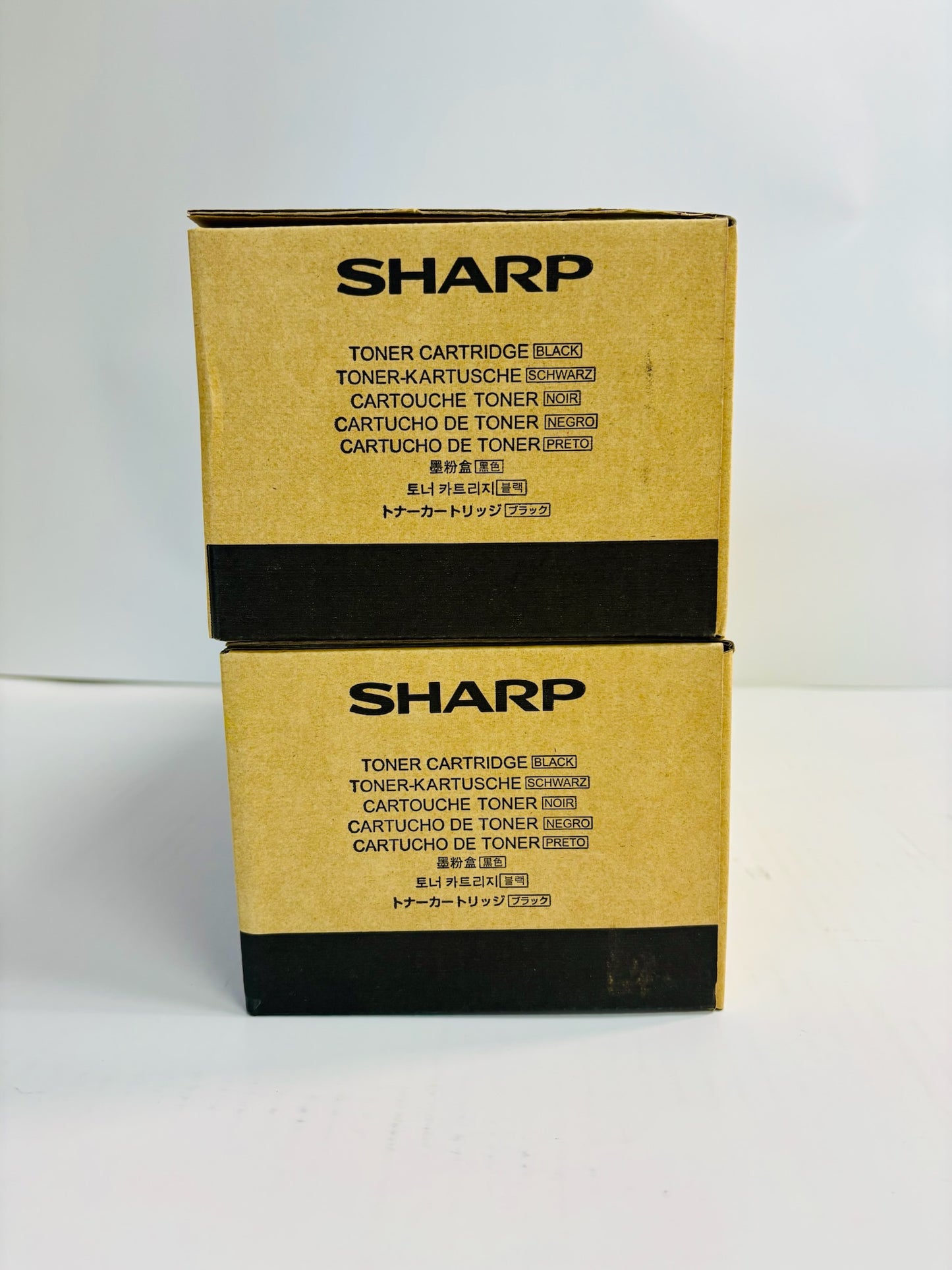 2 Genuine Sharp BP-B540WR, BP-B550PW, BP-B550WD Black Toner BP-B50NT-A