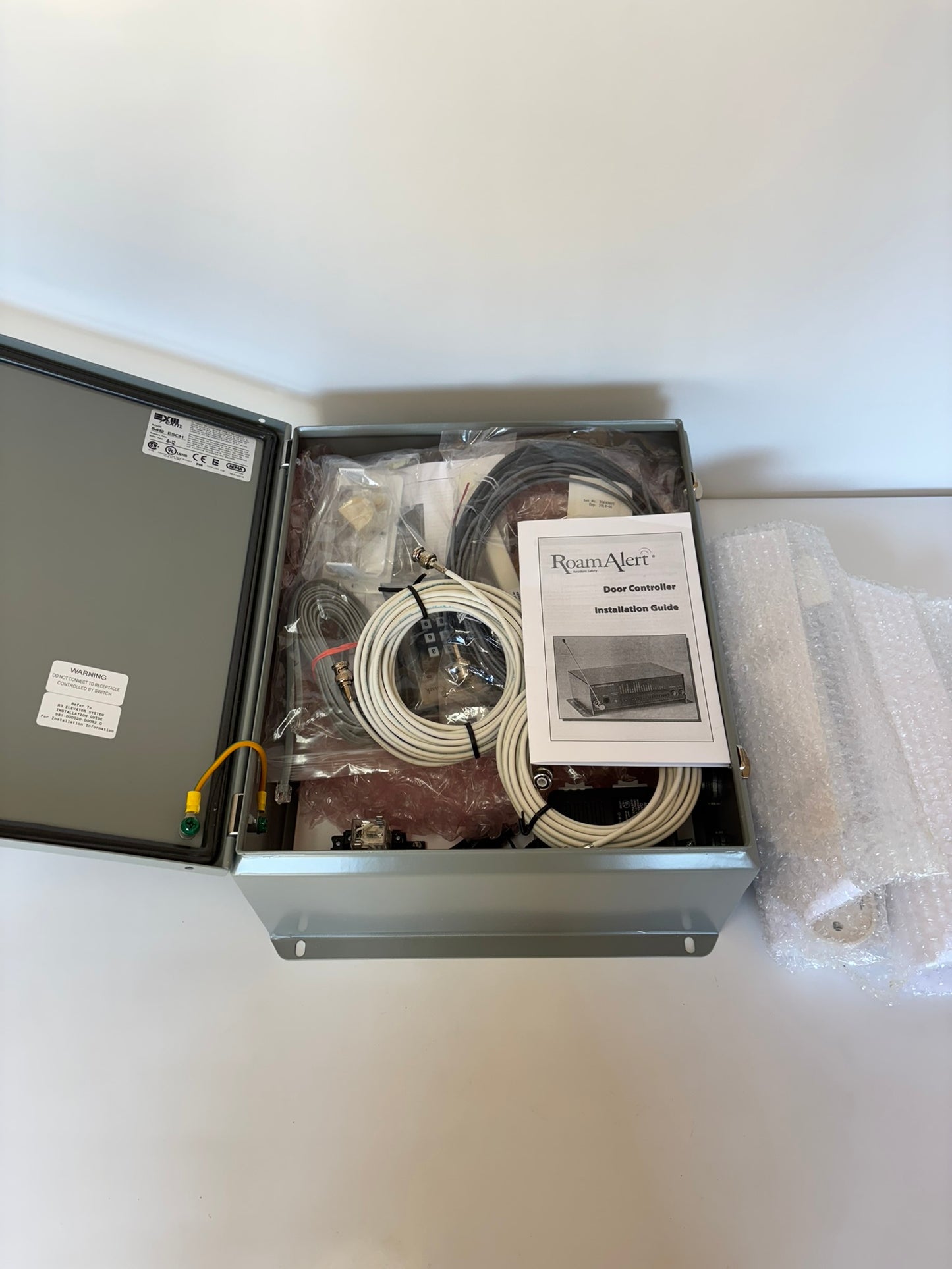 Roam Alert SR3L03E 5412 Healthcare Elevator Control System Cabinet Full Setup Kit