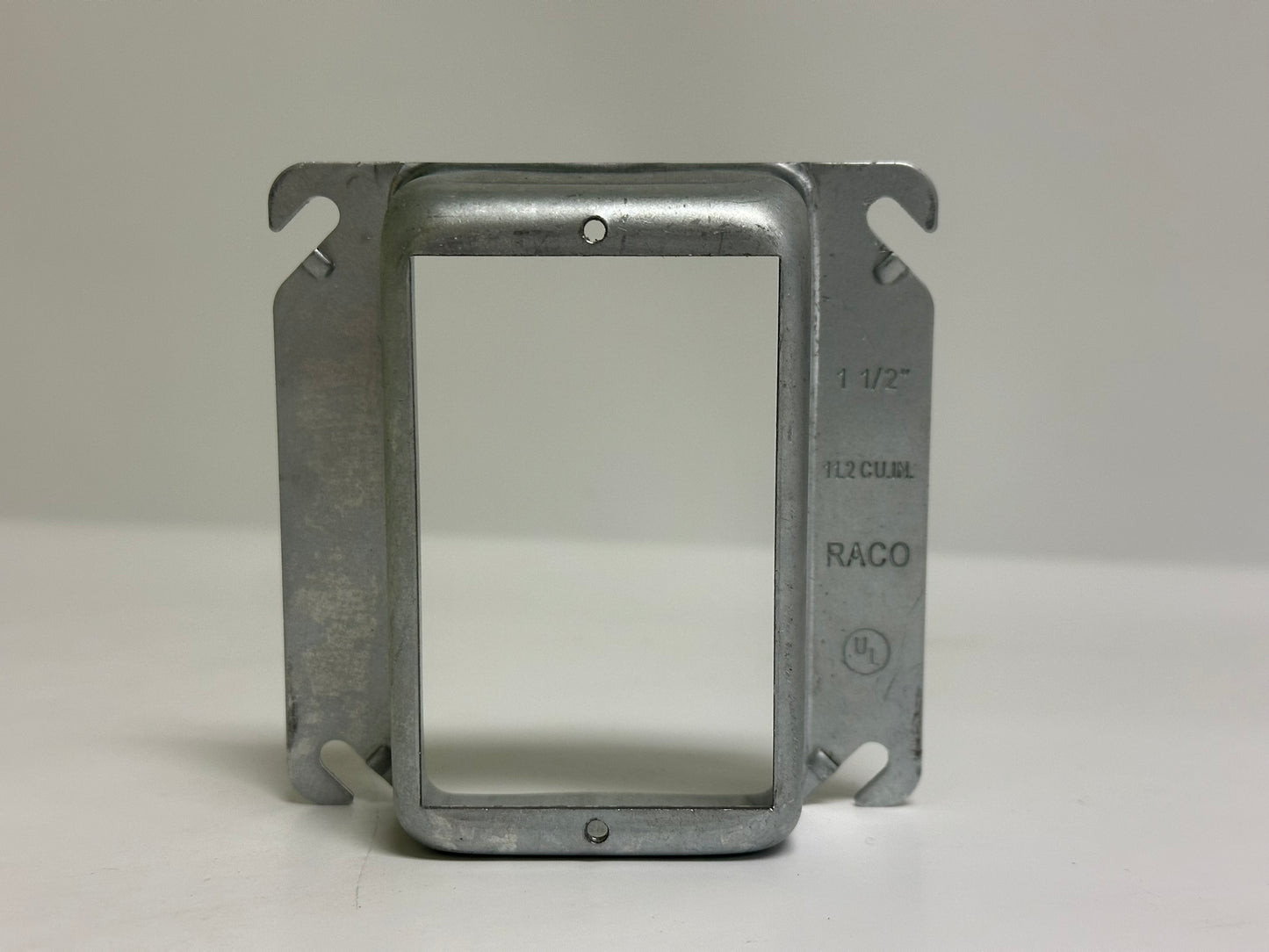 23 PK RACO 785 1-Gang 4" Mud Ring, 1-1/2" Raised, Steel, for Electrical Boxes