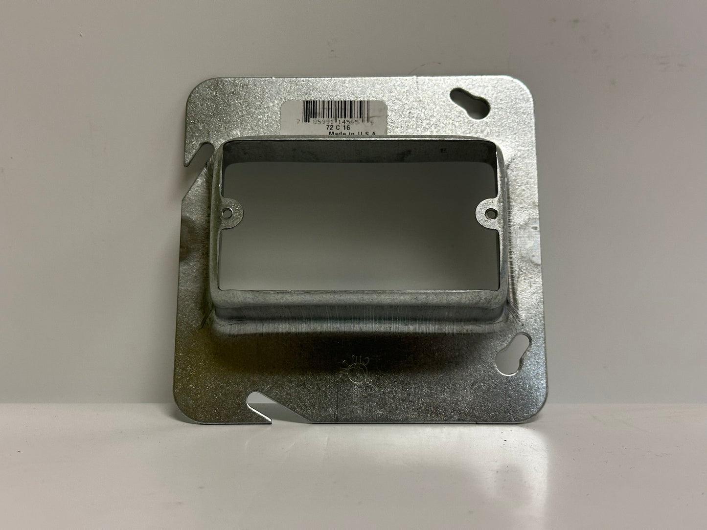 10 PK T&B 72 C 16 1-Gang 4-11/16" Device Cover, 1-1/4" Raised, Steel