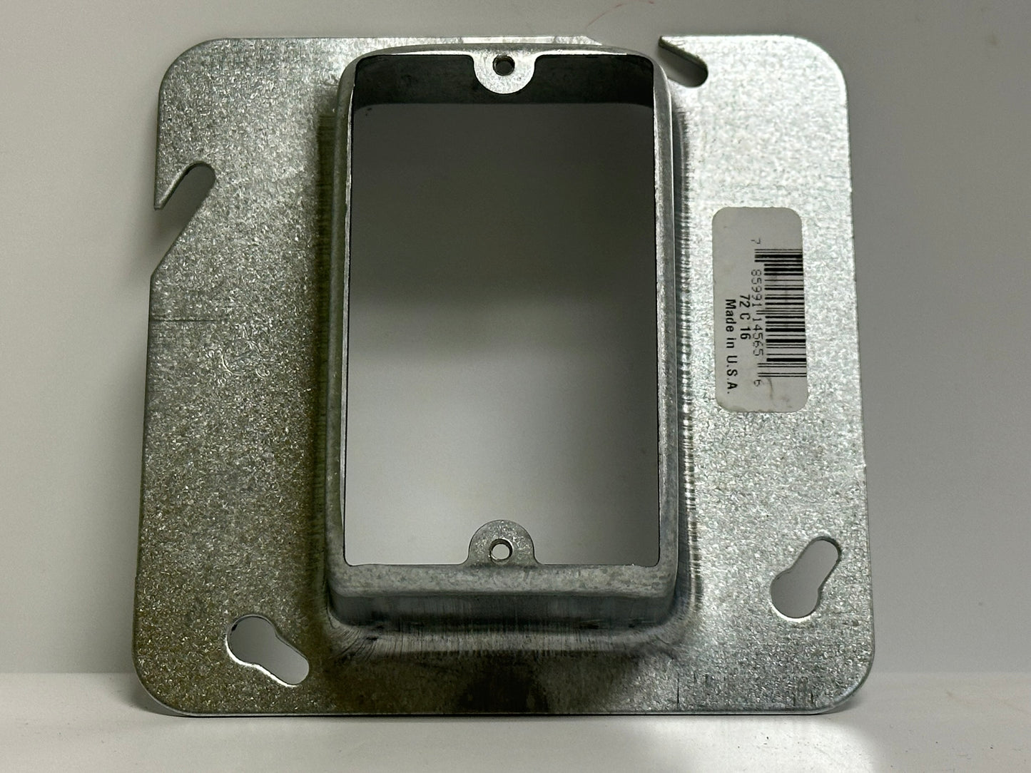 10 PK T&B 72 C 16 1-Gang 4-11/16" Device Cover, 1-1/4" Raised, Steel