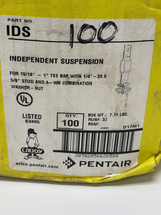 100-Pack NVENT Caddy IDS 5/8" Support Clip, Independent Suspension Hanger
