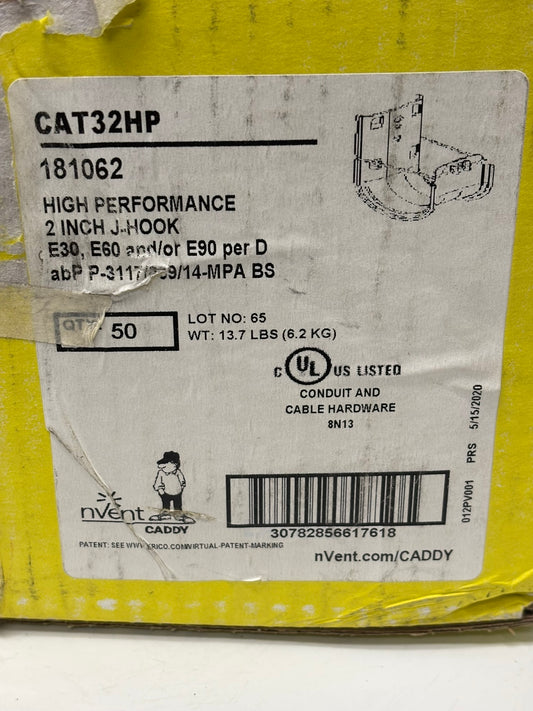 50-Pack NVENT Caddy CAT32HP 2" Cat5 Cable Clip
