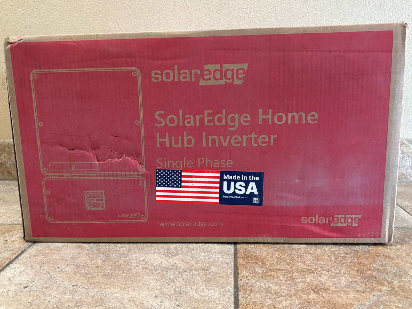 SolarEdge USE7600H-USMNBE78 Single-Phase Inverter Home Hub 7.6 kW 2037 Warranty