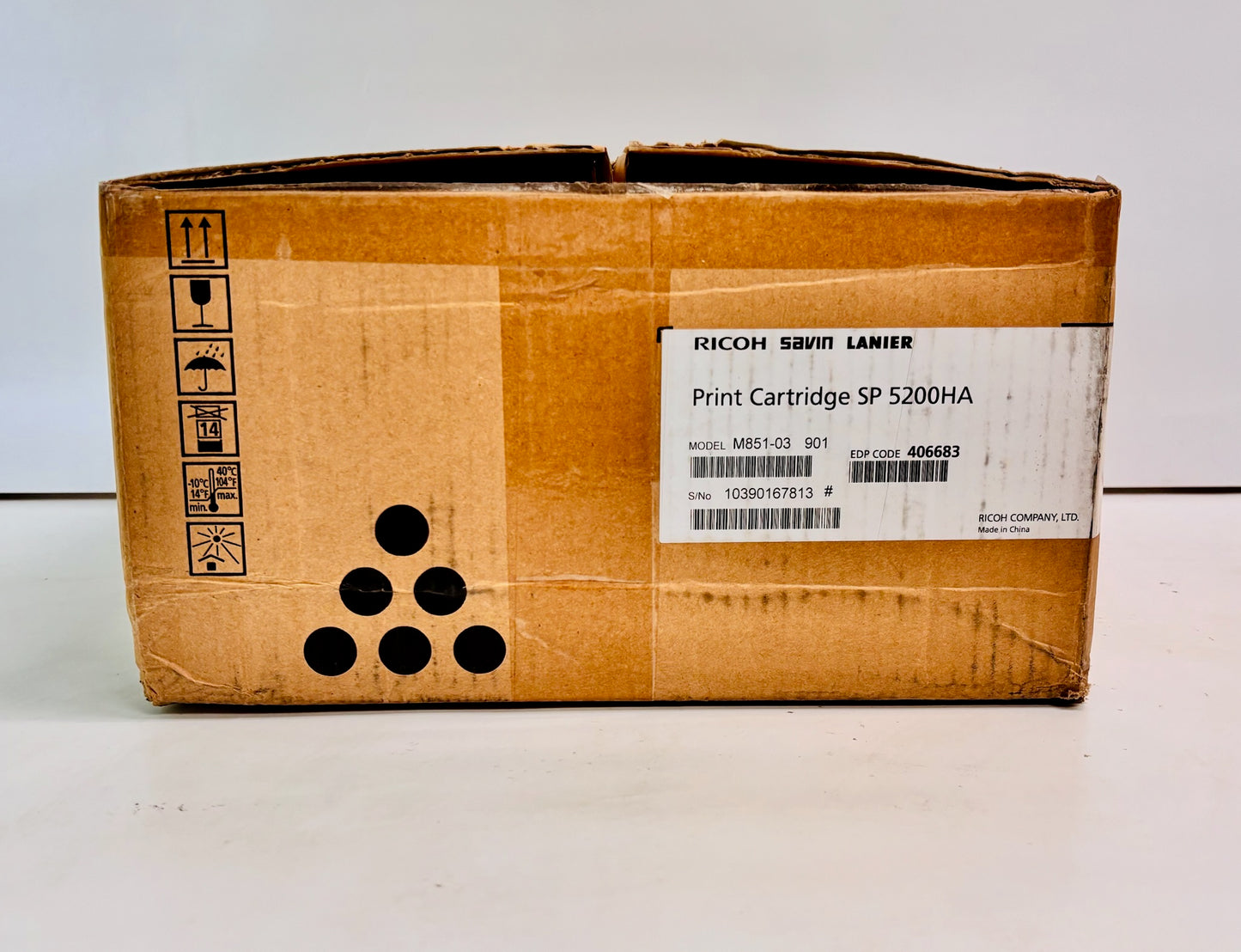 Genuine Ricoh SP 5200DN, SP5210SF, SP5200HA  Black Toner 406683 MS851-03