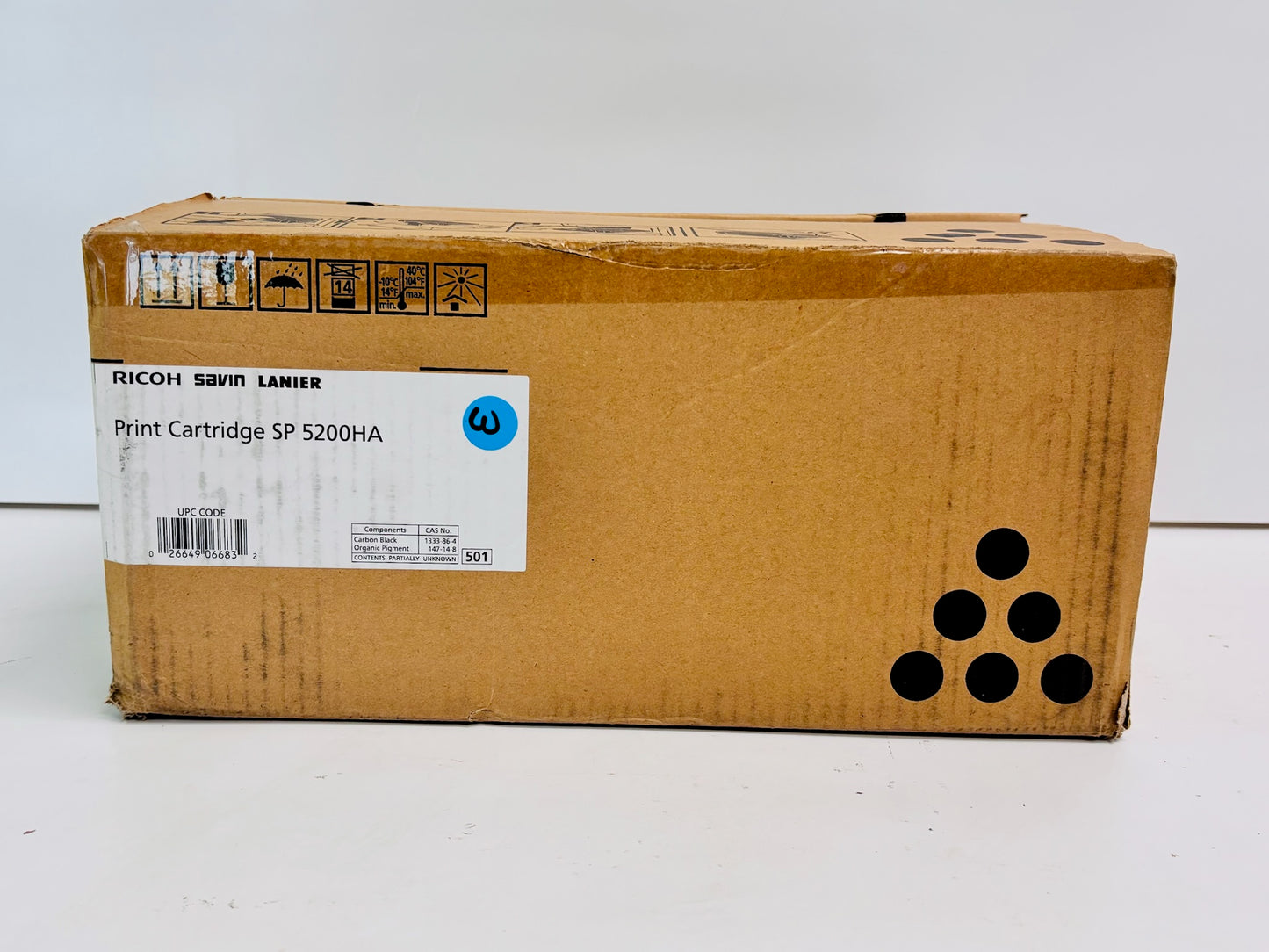 Genuine Ricoh SP 5200DN, SP5210SF, SP5200HA  Black Toner 406683 MS851-03