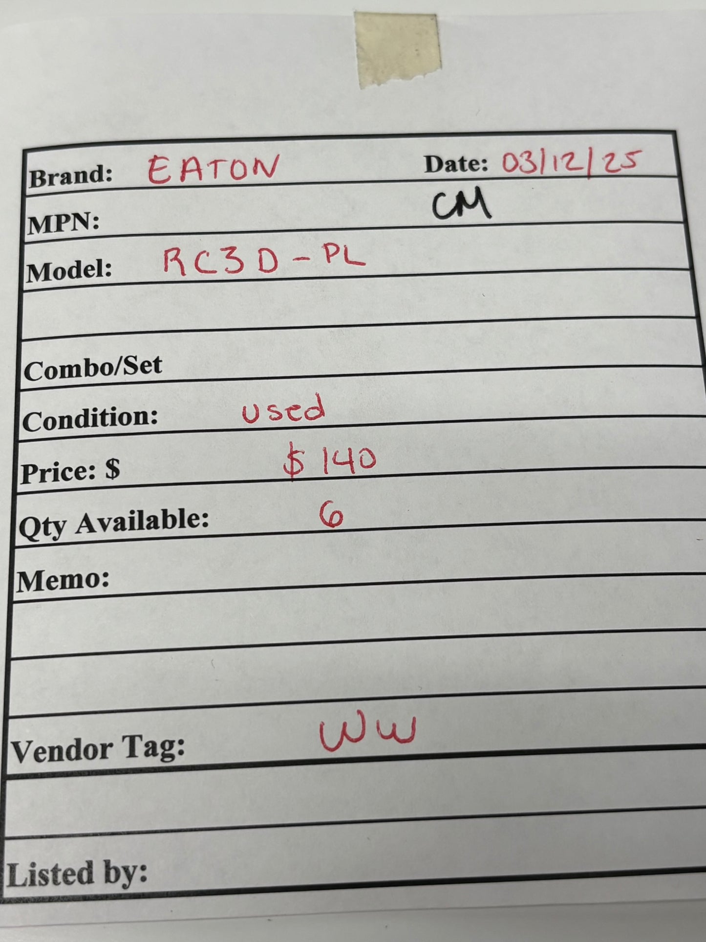 Eaton RC3D-Pl Room Controller 3 Relays, 3 0-10V Dimming 50/60Hz