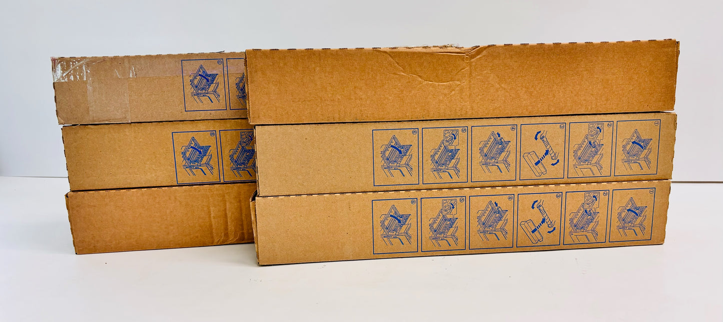 6 Genuine Konica BHC258,C368 Cyan, Magenta, Yellow & Black Toners TN324 CMMYKK