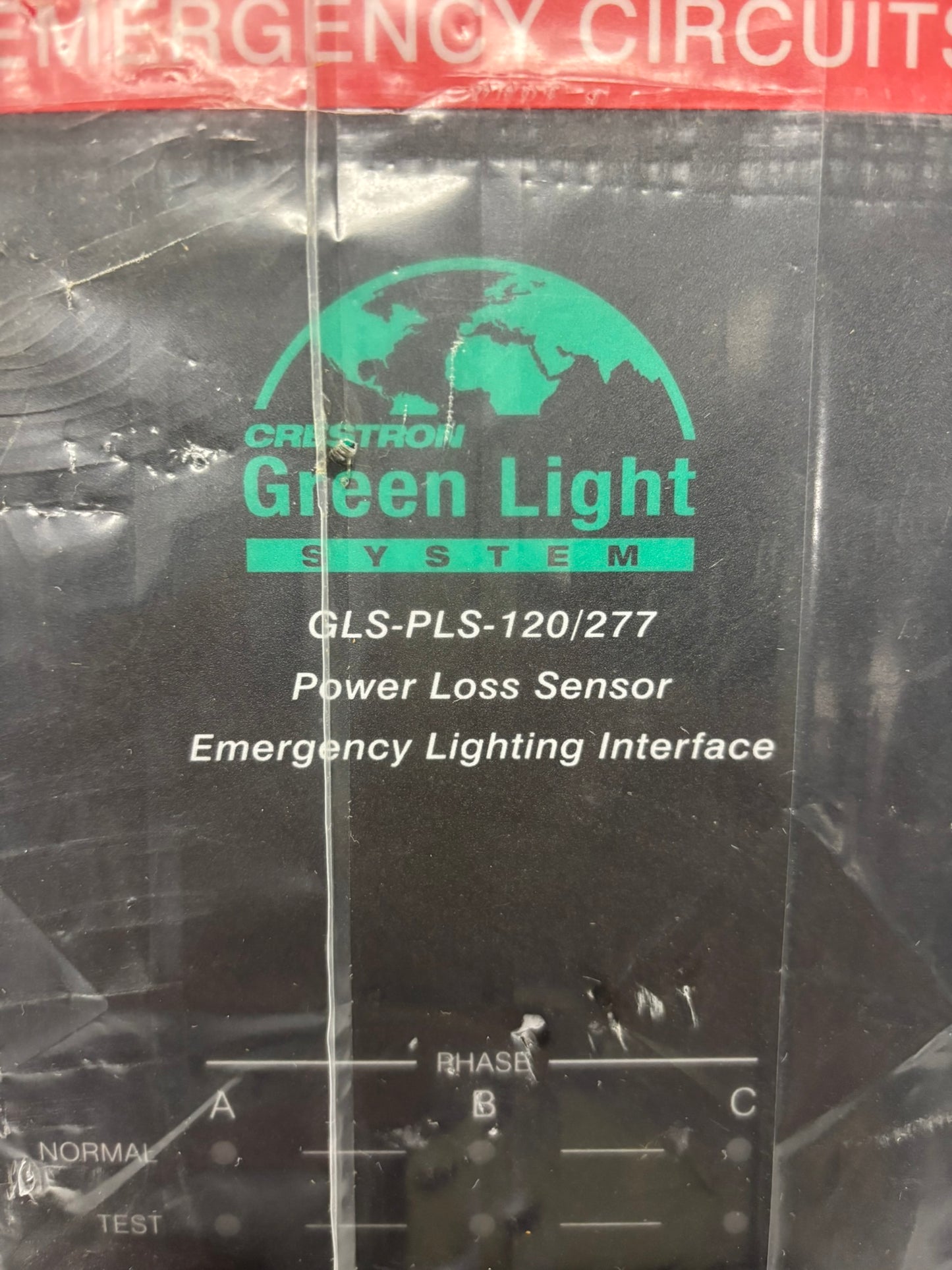 Crestron Green Light Emergency Lighting Interface GLS-PLS-120/277