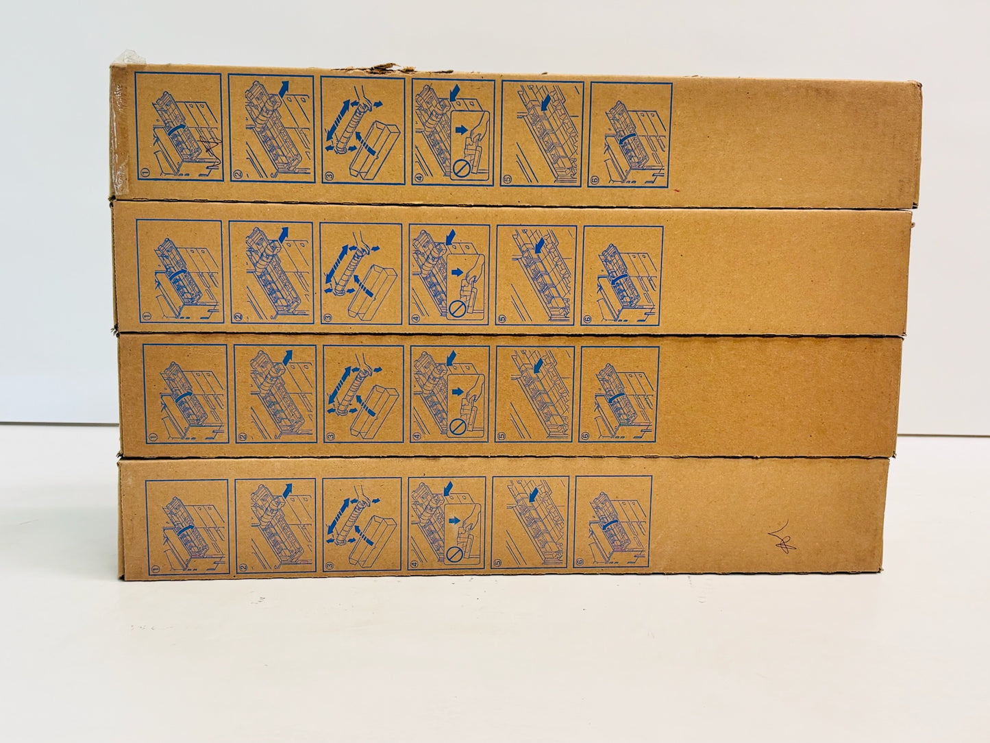 4 Cos OEM Konica Bizhub C450i, C650i Cyan, Magenta, Yellow Toners TN626 CMMY