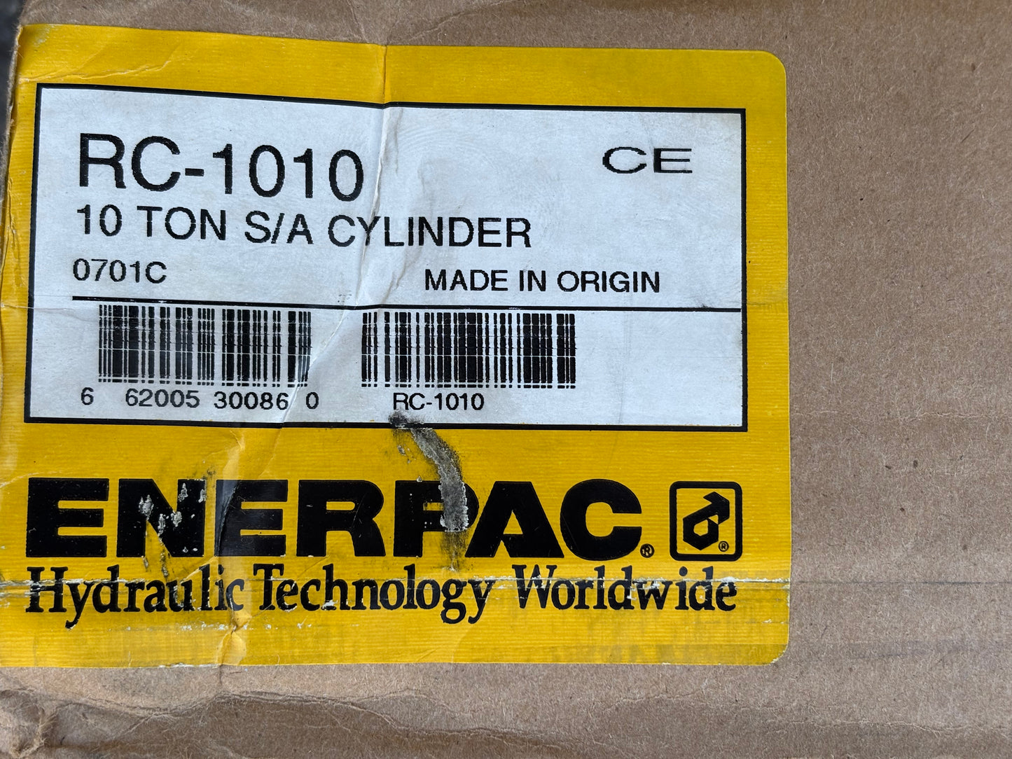 Enerpac Model STB-101 One Shot Manual Hydraulic Pipe Bender 1/2" to 2"