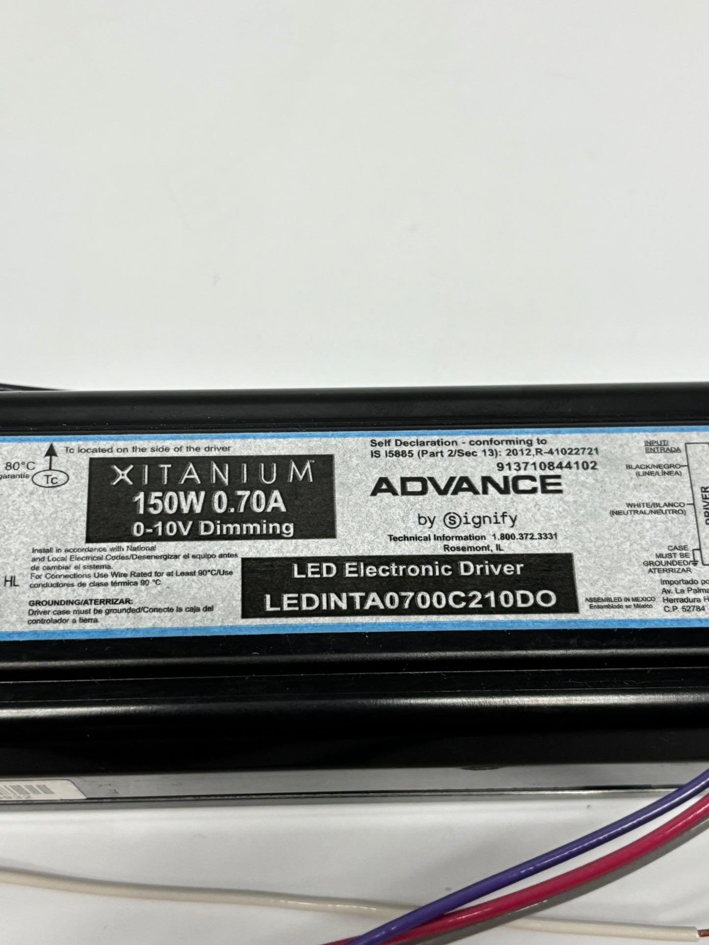 XITANIUM Isolated Dimming LED Driver LEDINTA0700C210DO