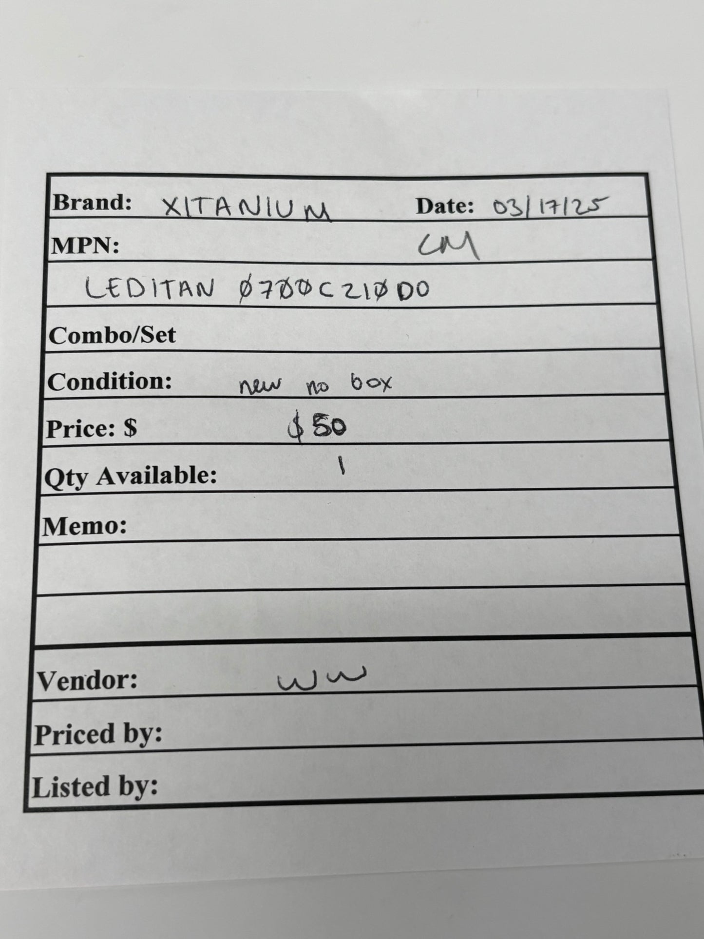 XITANIUM Isolated Dimming LED Driver LEDINTA0700C210DO