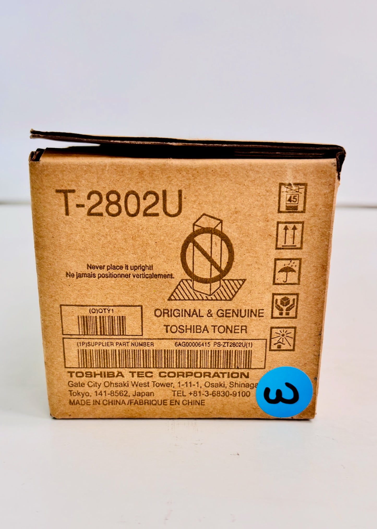 Genuine Toshiba e-STUDIO 2802AM,2802AF Black Toner T-2802U