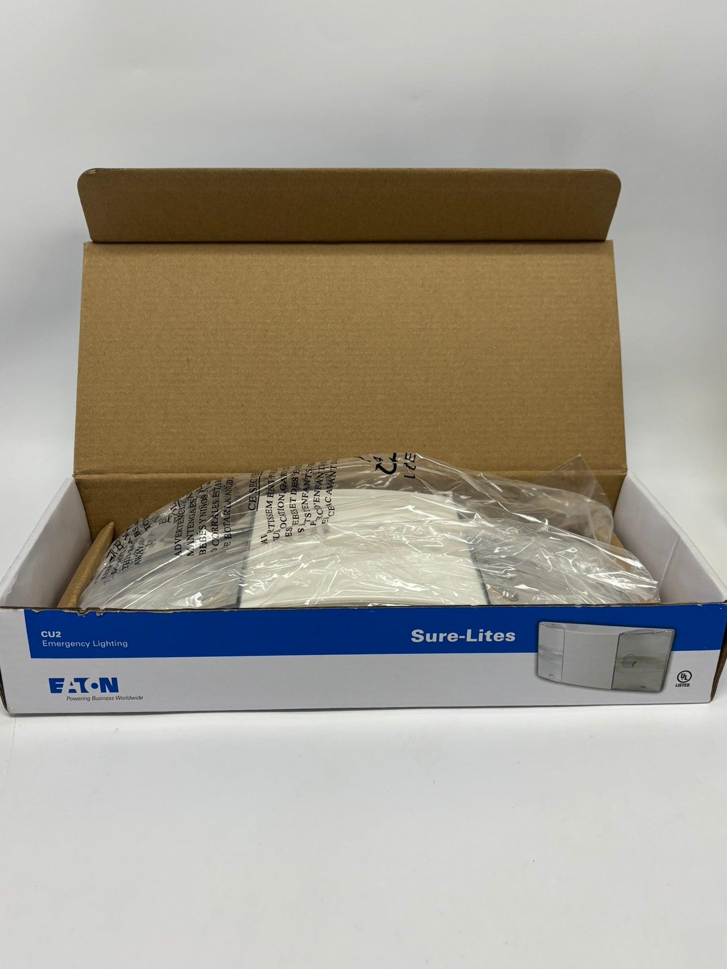 Eaton Sure-Lite White Polycarbon 120/240/277Vac LED Emergency Light