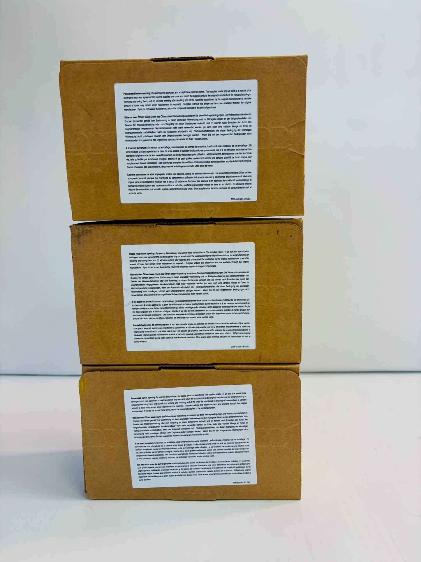 3 Genuine Sharp Color Printer MX-C 528P Cyan & Magenta Toner MX-C53T