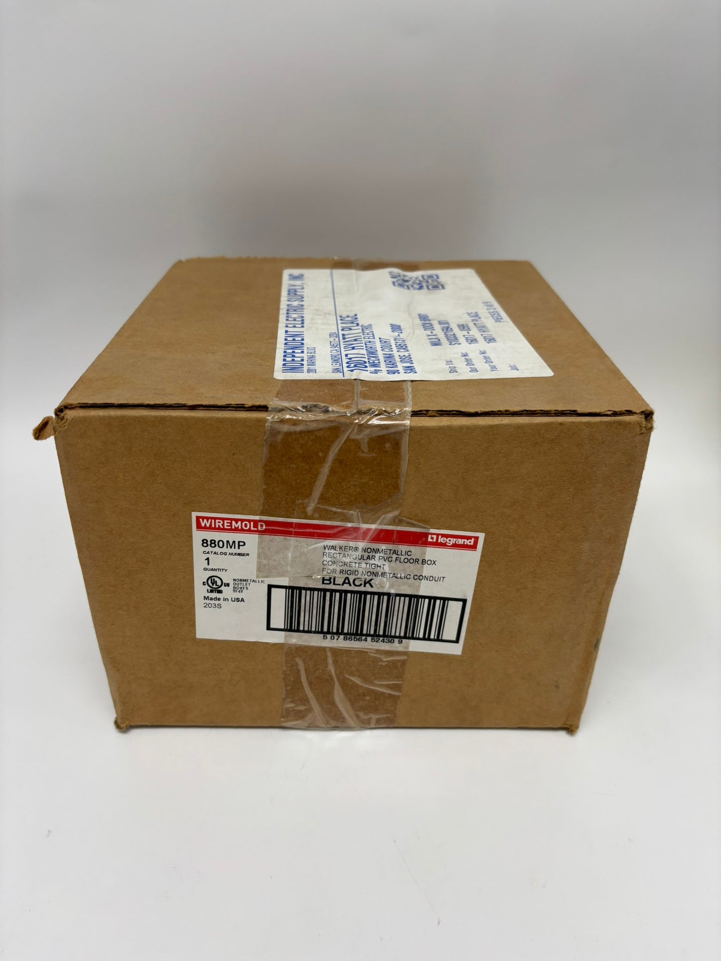 WIREMOLD 880MP Modular Floor Box Nonmetallic Rectangular PVC