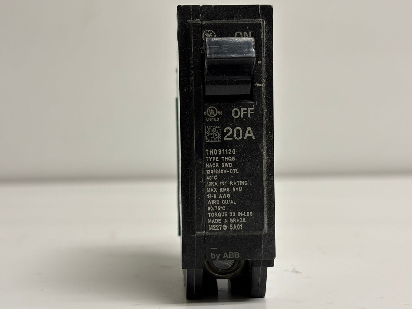10 PK ABB THQB1120 20A Single-Pole Bolt-On Circuit Breaker – Q-Line Series