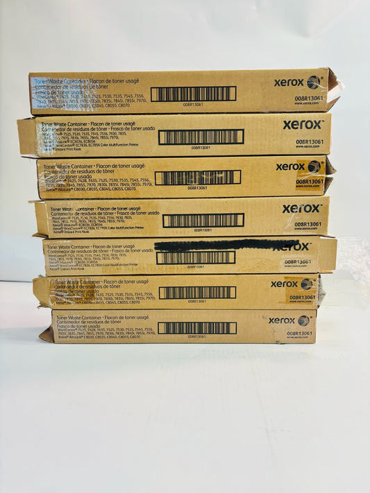 7 Open Genuine Xerox AltaLink C8030,C8035 Toner Waste Containers 008R13061