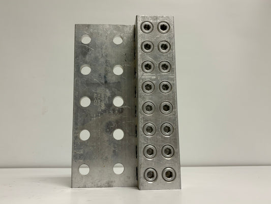 CMC L8D10-350 10-Port Dual-Rated Aluminum Lug Connector – 350 kcmil to 12 AWG