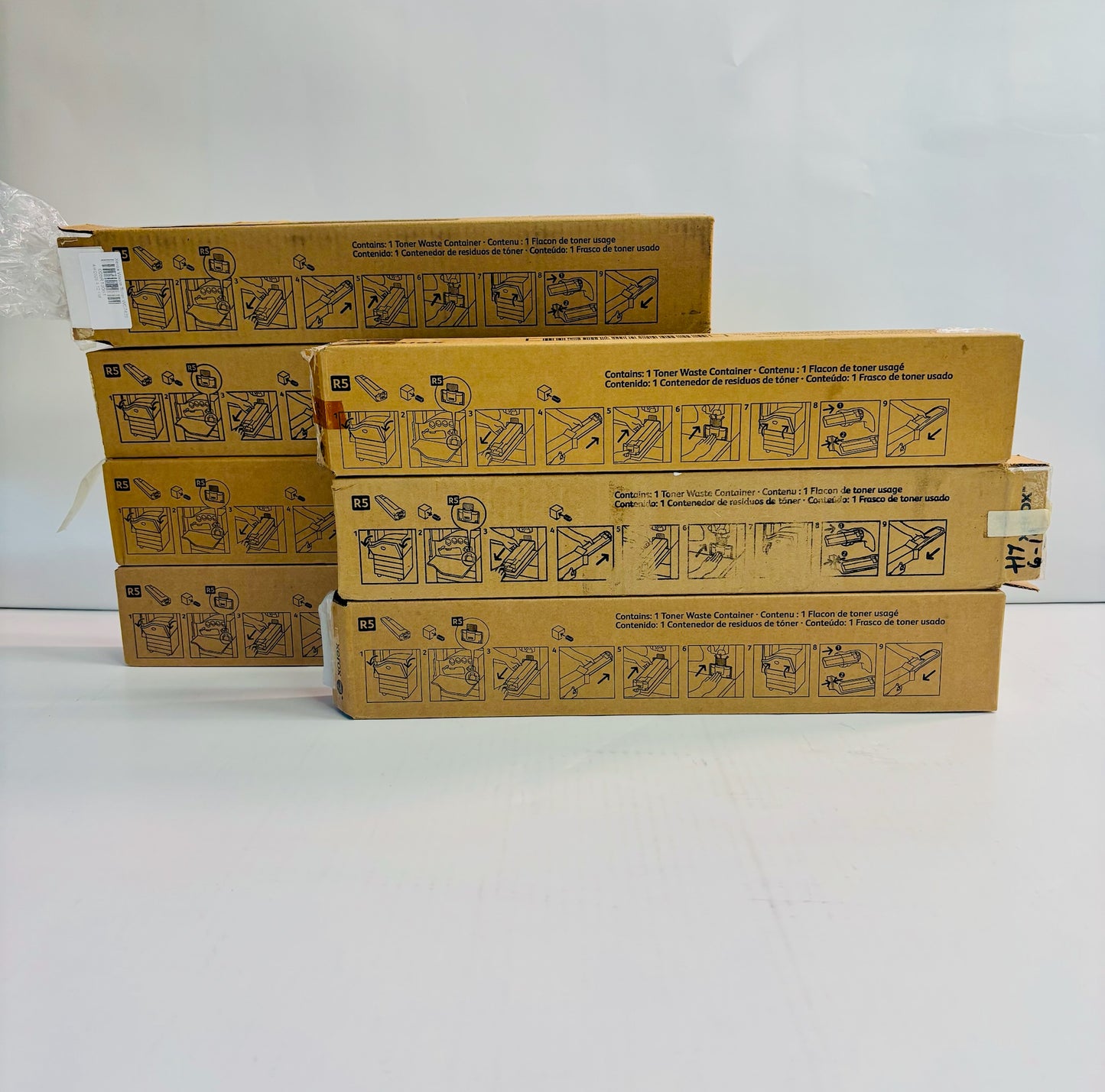 7 Open Genuine Xerox AltaLink C8030,C8035 Toner Waste Containers 008R13061