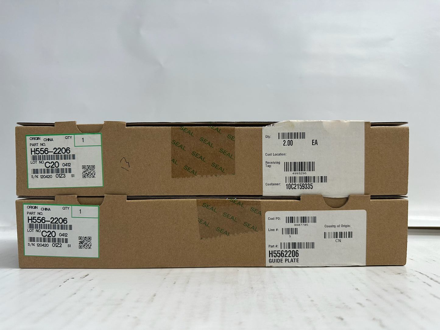 2 New Genuine Ricoh 1013,1515,171,1202 Fuser Guide Plate H5562206 (H556-2206)