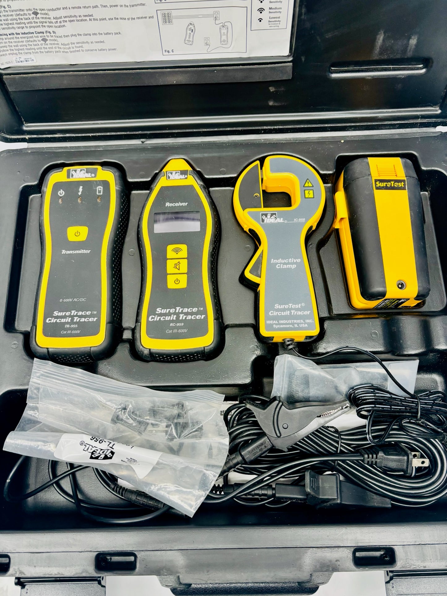 IDEAL SureTrace 61-959 Open/Closed Circuit Tracer Kit with Inductive Clamp
