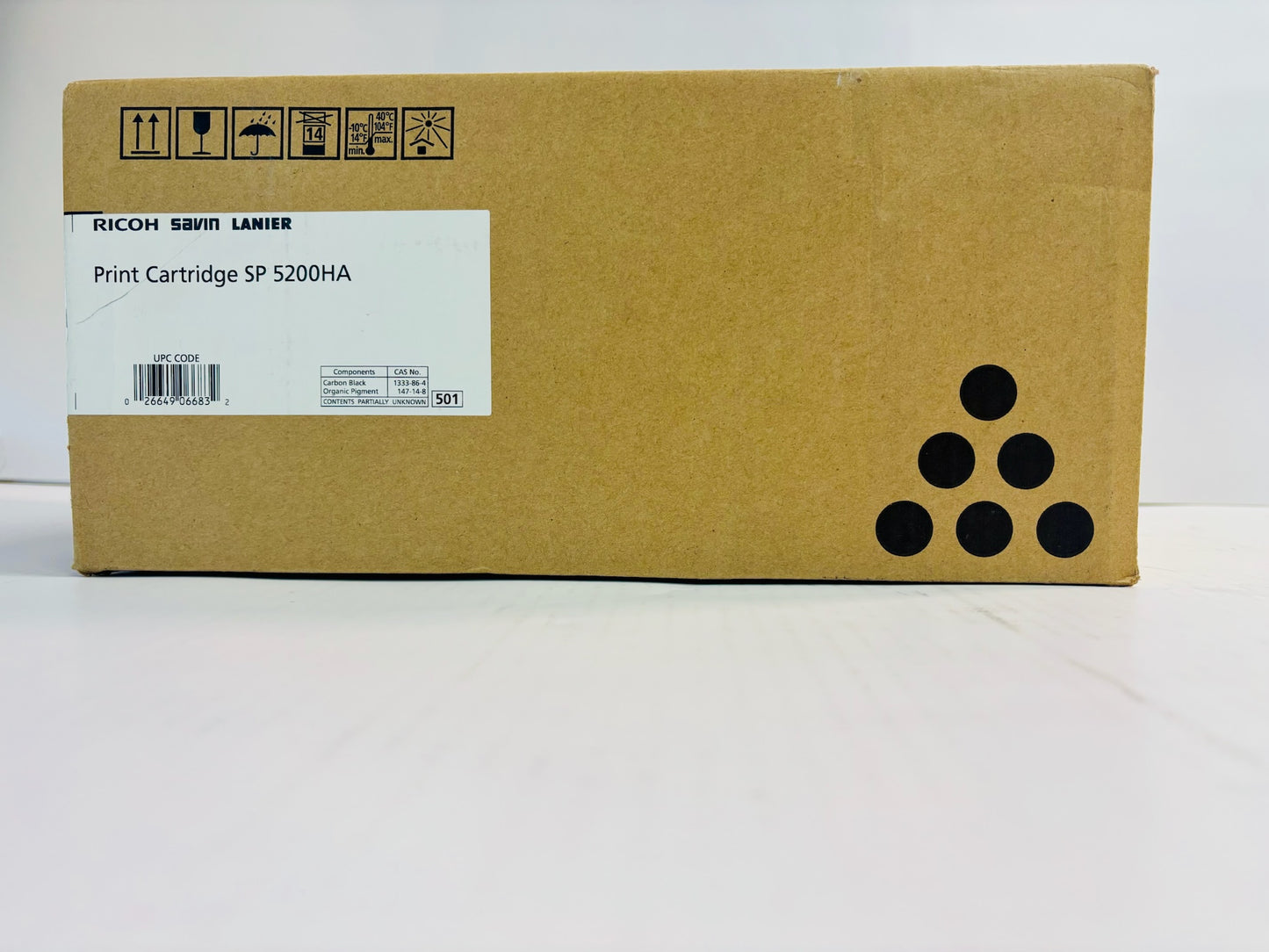 Genuine Ricoh Aficio SP 5200DN,5200S Black Toner 406683,M851-03