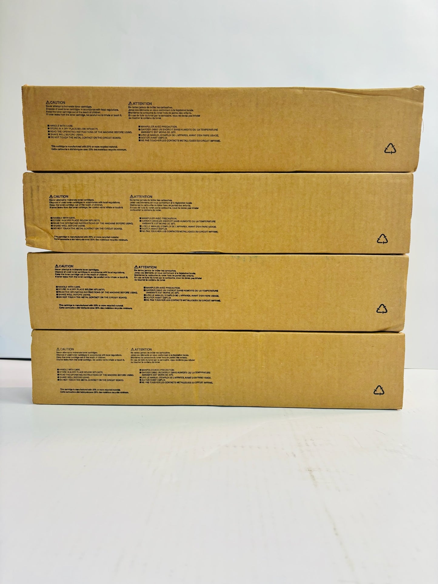 4 OEM Toshiba ESTUDIO 2000AC,2500AC Magenta, Yellow & Black Toner T-FC200U MYKK