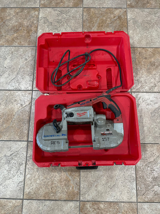 Milwaukee 6230N Corded Deep Cut Band Saw with Blade and Hard Case, FPM120V