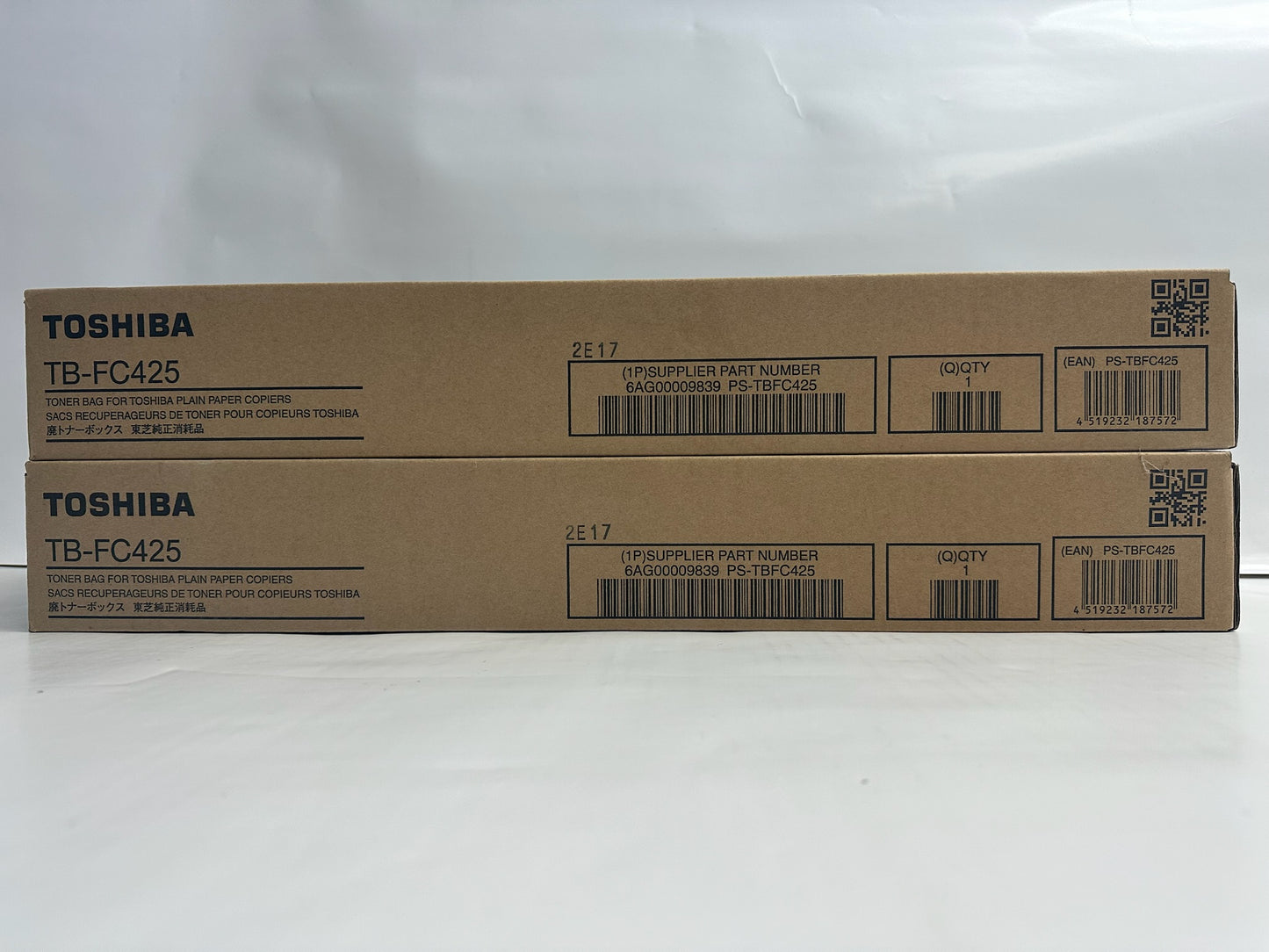 2 New Genuine Toshiba E STUDIO 2525AC,3025AC Waste Toner Bag TB-FC425, TBFC425